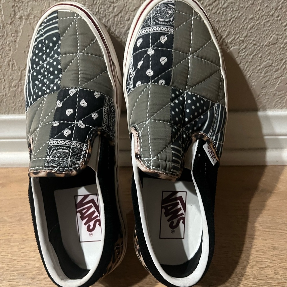 VANS CLASSIC SLIP ON 98 DX PW ANAHEIM FACTORY QUILTED SNEAKERS MENS 6,5 WOMEN 8